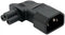 JSER IEC 90 Degree Adapter, 3 Poles Male C14 to Micky C5 Right Angled Extension Power Adapter.