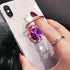 Glitter Bling Diamond Cell Phone Ring Holder, Dark Green, Compatible with Most Phones, Tablets, and Cases