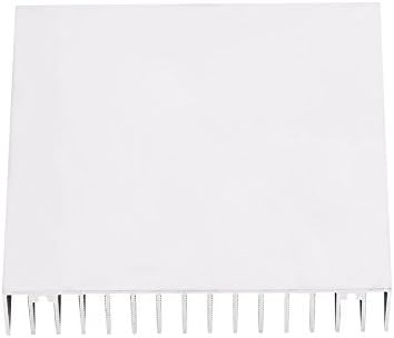 Aluminum Heat Sink 100x100x18mm - 16 Fins for Transistor Semiconductor Devices Cooling