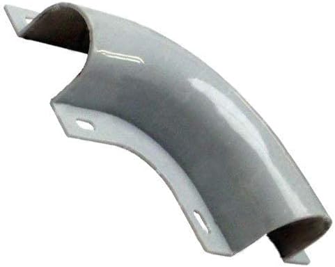 Electriduct 90° Elbow for 2" Plastic Flanged Wire Guard Cable Raceway - White