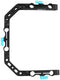 FOTGA DP3000 C-Shaped Cage Bracket Mount for 15mm Rod Rail, Top Handle Support Rig for DSLR Follow Focus