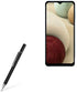 BoxWave FineTouch Stylus Pen for Samsung Galaxy A12, Super Precise Capacitive Stylus - Jet Black