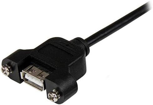 StarTech 1 FT Panel Mount USB Cable A to A - F/M