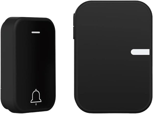 Self-Powered Push Button Wireless Digital Ring Doorbell, High Volume, 38 Ringtones, Waterproof Door Bell