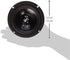 Pyle 5 Inch Woofer Driver - Upgraded 200 Watt Peak High Performance Mid-Bass Mid-Range Car Speaker, Black