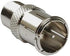 iMBAPrice (10 Pack) F-Jack to F-Quick Push On Plug F-pin Coaxial Quick Connect Adapter on coaxial Cables for Connection to Device Like Cable Modern, TVs and Satellite Receivers