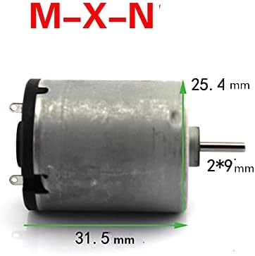 Generic 6pcs 6V 12V 3000rpm 6200rpm 12 Micro DC Motor High Speed Metal Moter Low Noise V Volt DIY Technology Fan Model