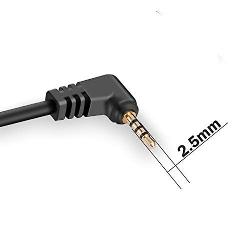 YQMAJIM 6.5 Ft Dash Cam Rearview Backup Camera Extension Cord, 2.5mm 4 Pin Male to Female Cable