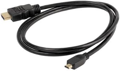 MPF Products AHDMC-301 Micro HDMI to HDMI Cable - HD Video Cable Replacement Compatible