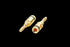 4 Pairs 8 Plugs Gold Plated Speaker Banana Plugs Open Screw Type Brass Connector for Home Theater
