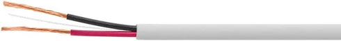 Monoprice Speaker Wire, CL3 In-Wall Rated, 2-Conductor, 18AWG, 250 Feet, White