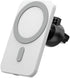 M&S Home 15W Wireless Fast Car Charger, Compatible with MagSafe Devices for iPhone 12/13/14/15, Air Vent Mount