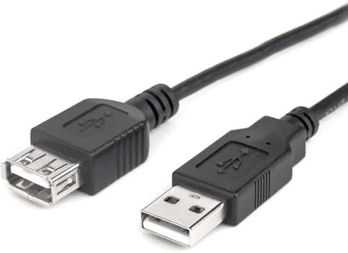 Rocstor Premier 6 Ft USB 2.0 Extension Cable A Male to A Female - Black, 1 Pack