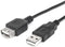 Rocstor Premier 6 Ft USB 2.0 Extension Cable A Male to A Female - Black, 1 Pack