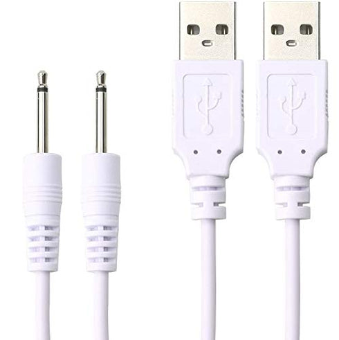 2 Pack Wand Charger Replacement DC Charging Cable Set for Paloqueth, Tracys Dog Beauty Instrument USB Charger