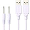 2 Pack Wand Charger Replacement DC Charging Cable Set for Paloqueth, Tracys Dog Beauty Instrument USB Charger