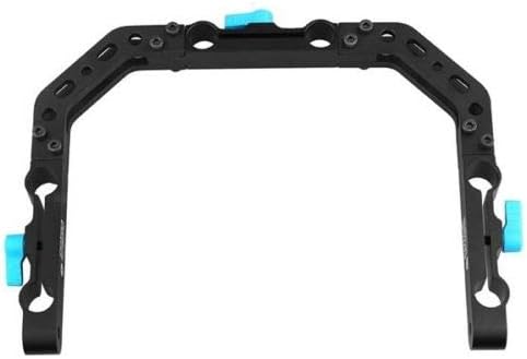 FOTGA DP3000 C-Shaped Cage Bracket Mount for 15mm Rod Rail, Top Handle Support Rig for DSLR Follow Focus