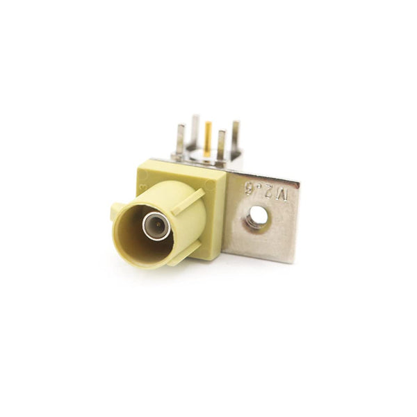 RF Coaxial Cable Connector, Fakra Video Connector K Male Right Angle RG316