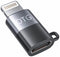 Vislla USB C to Lightning OTG Adapter for Wireless Lavalier Microphone for iPhone,