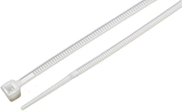 South Main Hardware 848103 1000-Pack 4 Inch Small Cable Ties, Natural, 18-Lb Test, 1000 Tie