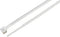 South Main Hardware 848103 1000-Pack 4 Inch Small Cable Ties, Natural, 18-Lb Test, 1000 Tie