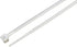 South Main Hardware 848103 1000-Pack 4 Inch Small Cable Ties, Natural, 18-Lb Test, 1000 Tie