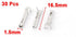 uxcell Boat Car Speaker Female Crimp Spade Terminal Connector with 30 Piece, 1.5 mm