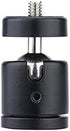 AKOAK 1/4" Swivel Mini Ball Head Screw Tripod Mount for DSLR Camera, Camcorder Light Bracket, Pack of 1