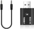 Bluetooth 5.0 2 in 1 Transmitter Receiver Converter, Car Wireless Audio Adapter USB 3.5mm Aux for TV, Home Stereo