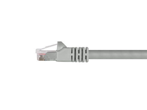Monoprice Cat5e 3ft Gray Crossover Patch Cable, UTP 24AWG, 350MHz, Snagless RJ45 Fullboot Series