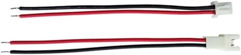 JST-XH 2.54mm 1S 2 Pin Balance Plug Lead Socket, Male and Female Connector with 22awg 10cm Silicone Wire Cables