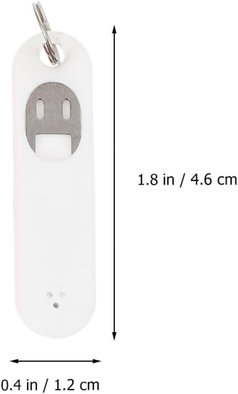 jojofuny 3pcs Set Sim Card Remover Tool with Silicone Protective Case, Phone Chip Removal Needle Pin Keychain