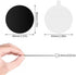 Generic 8PCS 40mm 3M Metal Plate with Adhesive, Round Black Universal Mount Metal Plates Replacement Kit, Adhesive Thin