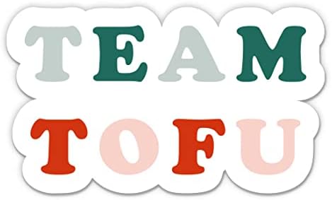 Sticker Mine Team Tofu Sticker - 3" Laptop Sticker - Waterproof Vinyl for Car,