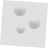 HOMSFOU 4pcs Laptop Cooling Stand, Rubber Radiator Brackets, Laptop Riser, Silicone Holder, White Cooling Ball