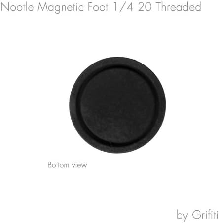 GRIFITI Nootle Magnetic Foot, 1/4 20 Threaded Magnet Base for Mini Ball Head, Camera, Phone Holders, Accessories