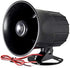 Wired Alarm Siren Horn, 15W DC 6 to 12V Security Siren with Bracket for Home Security System