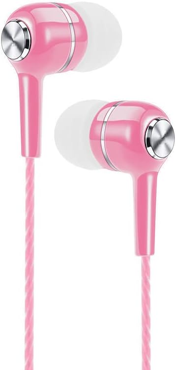 Maeline Bulk 10 Pack Earbuds with Microphone, Multi Color, Noise Isolating Stereo Headphones, Tangle Free Cord,