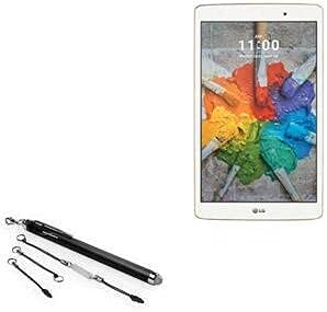BoxWave EverTouch Capacitive Stylus Pen for LG G Pad X 8.0 - Fiber Tip Jet Black