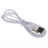 3.5mm MP3 Male Jack to USB Charging Data Cable Compatible for SYRYN Waterproof Player, Headphones, White