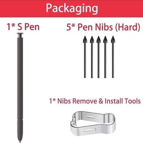 S24 Ultra S Pen (with Bluetooth) Replacement Compatible with Galaxy S24 Ultra 5G Touch S24 Stylus Pen + Replacement