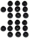 Earbudz 10 Pairs Small Silicone Replacement Earbud Tips (Black)