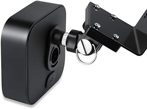 Wasserstein Weatherproof Gutter Mount with Universal Screw Adapter for Blink Outdoor/Outdoor 4/XT/XT2, Black