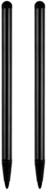 2 Pcs Black Stylus Pens for Touch Screens, Universal Capacitive Stylus Compatible for iPad, Samsung Galaxy, Smartphones