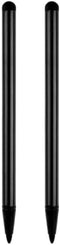 2 Pcs Black Stylus Pens for Touch Screens, Universal Capacitive Stylus Compatible for iPad, Samsung Galaxy, Smartphones