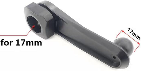 2 Pack 17mm Ball Joint Extension Arm Female to Male Adapter Bracket for Car Air Outlet Vent Phone Stand GPS Mount