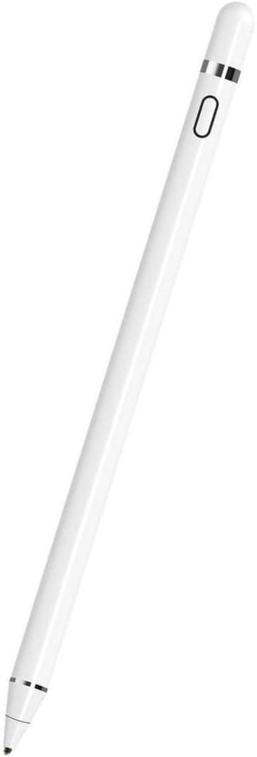 Active Stylus Pens for Touch Screens,Stylus Compatible with Apple,Capacitive Pencil for Kid Student Drawing, Writing,High Sensitivity,for Touch Screen Devices Tablet,Smartphone (White)