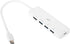 Monoprice 5-in-1 USB-C to 4K HDMI Display Adapter and USB Hub, Fast Charge 100W PD 3.0, Portable Plug-n-Play