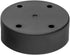 ARKON Mounts SPAMPSCBL Round Mounting Spacer Plate for Cord & Cable Management - 4-Hole AMPS Compatible