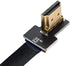 NFHK CYFPV Dual 90 Degree Right-Up Angled HDMI Type A Male to Male Cable for FPV HDTV Multicopter Aerial Photography